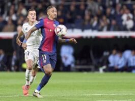 Raphinha en colère après la défaite du Barça : « C’est un vol, l’arbitre n’a pas… » Quelques minutes seulement après le coup de sifflet final, marquant ainsi la défaite du Barça face à Atlético, Raphinha n’a pas caché sa colère.