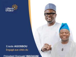 Présidentielle 2026 : Eraste Agossou réaffirme son ancrage aux côtés de Romuald Wadagni Présidentielle 2026 : Eraste Agossou réaffirme son ancrage aux côtés de Romuald Wadagni