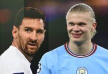 Erling Haaland : « Lionel Messi est fou » Erling Haaland : "Lionel Messi est fou"