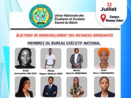UNESS Bénin : Bodelaire Houssou élu président, un nouveau souffle pour les étudiants et scolaires Saxwè UNESS Bénin : Bodelaire Houssou élu président, un nouveau souffle pour les étudiants et scolaires Saxwè